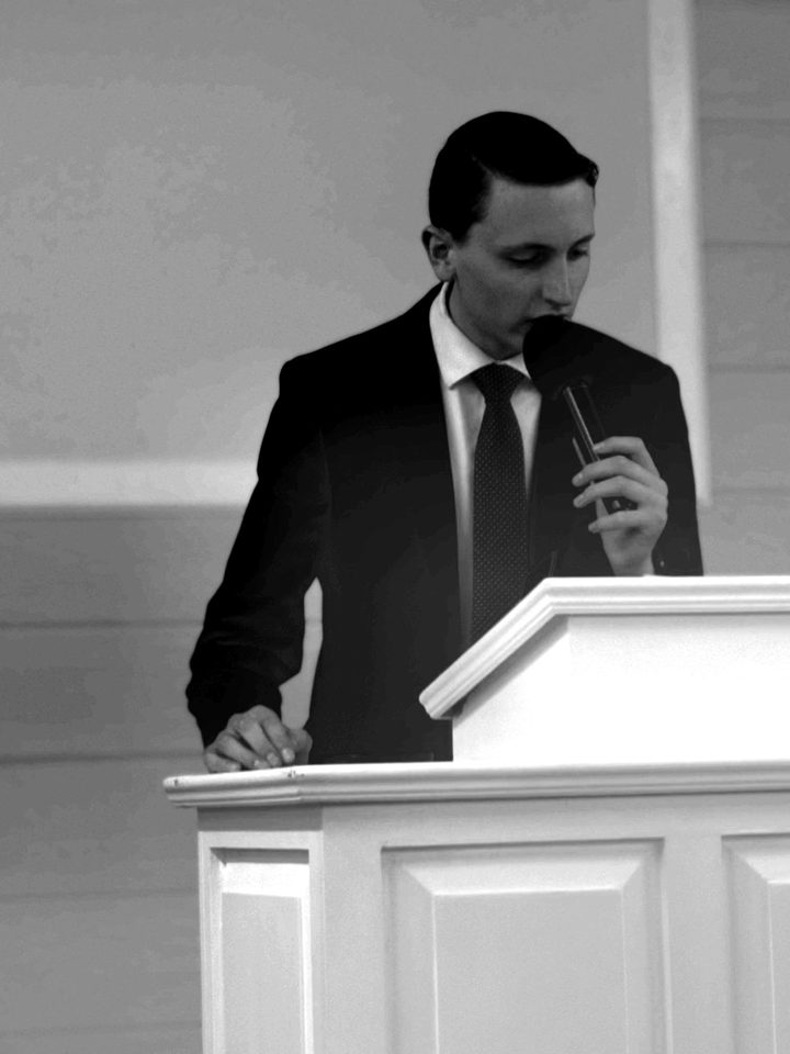 Seth Acree preaching